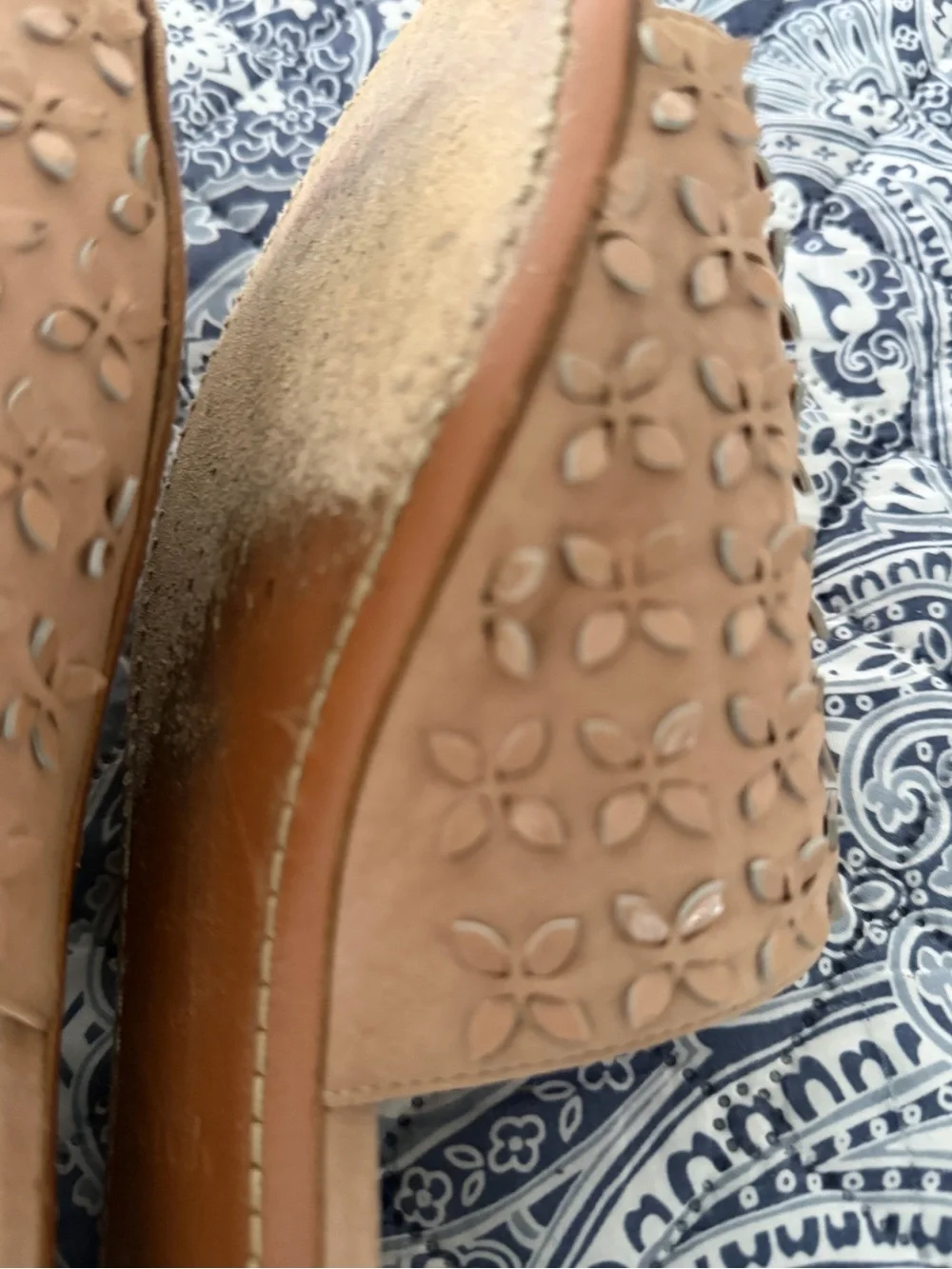 Alaia Tan Lasercut Flat Mules in size 40 - Picture 4 of 13